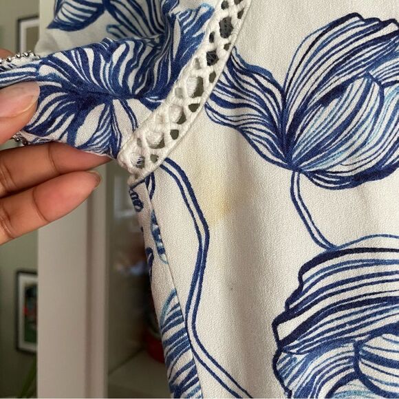 Stylestalker Womens Magnolia Floral Mini Dress Size XS Open Back Layered Flutter - Picture 10 of 12